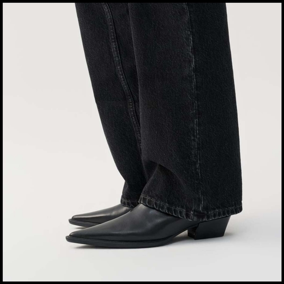 EUC RARE Vagabond Cassie Ankle Boots in Black Leather